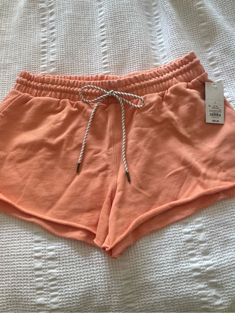 PARKE x Target 
Women’s Peach Drawstring Lounge Shorts
Size L 
NWT
Sold out - Picture 3 of 4